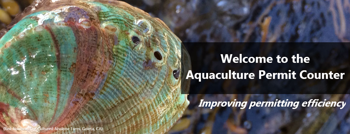 Welcome to the Aquaculture Permit Counter